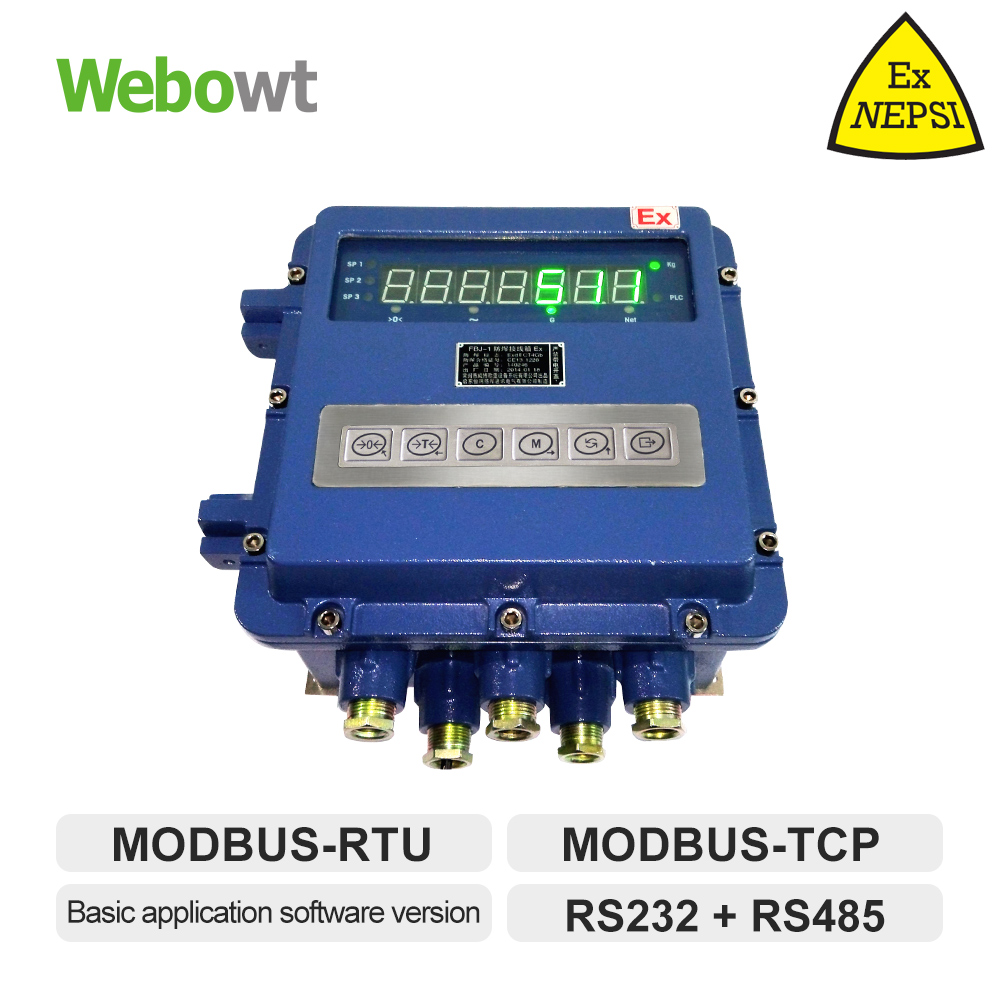 Exd Id511 Blue Cast Aluminium Exd Box Iib T6 Two Serial Ports Rs232