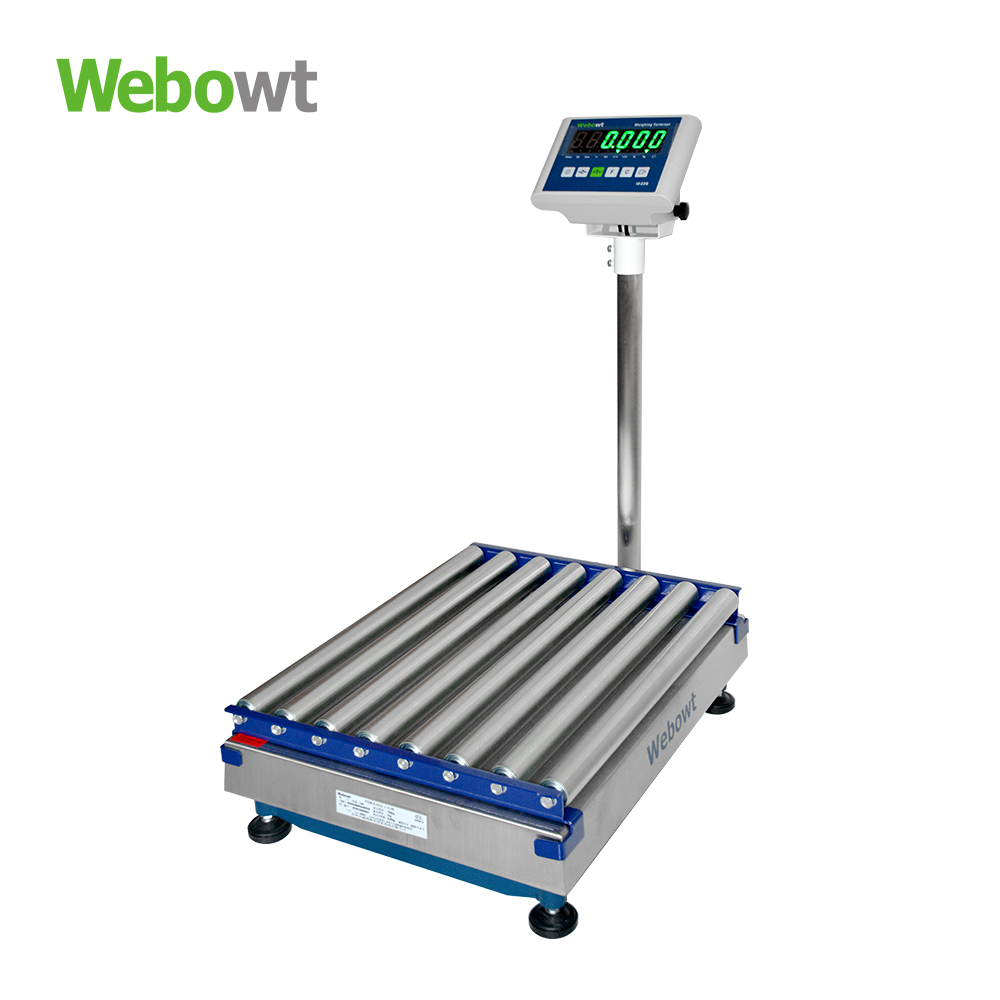 WEBOWT Bench Scale with Indicator ID226 and rolling axles